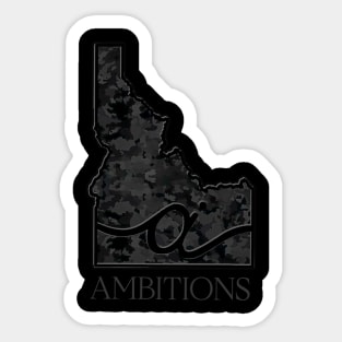 Ambitions Camouflage Sticker